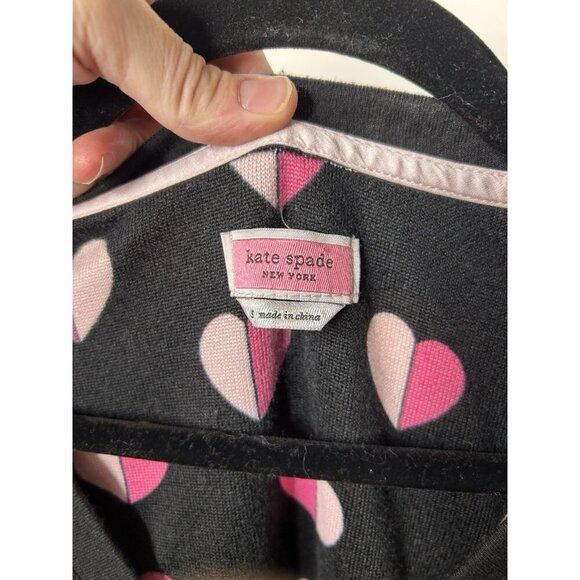Kate Spade New York Women's 2-Pc. Heart Print Velour Pajama Set Size Small - Picture 13 of 15